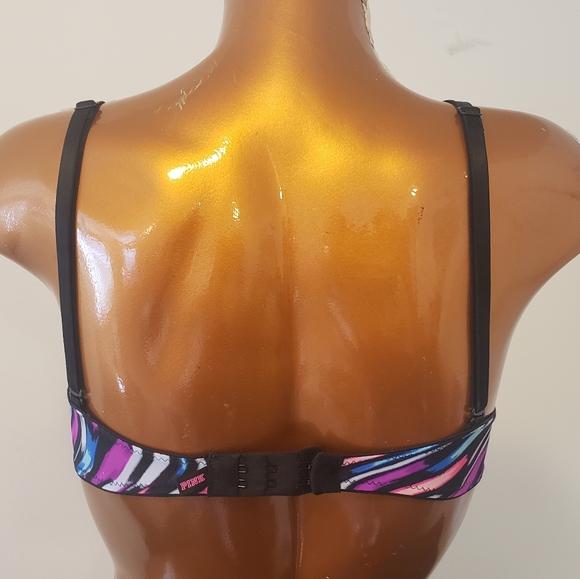 Victoria's Secret Pink multi striped bra 32C - Picture 4 of 7